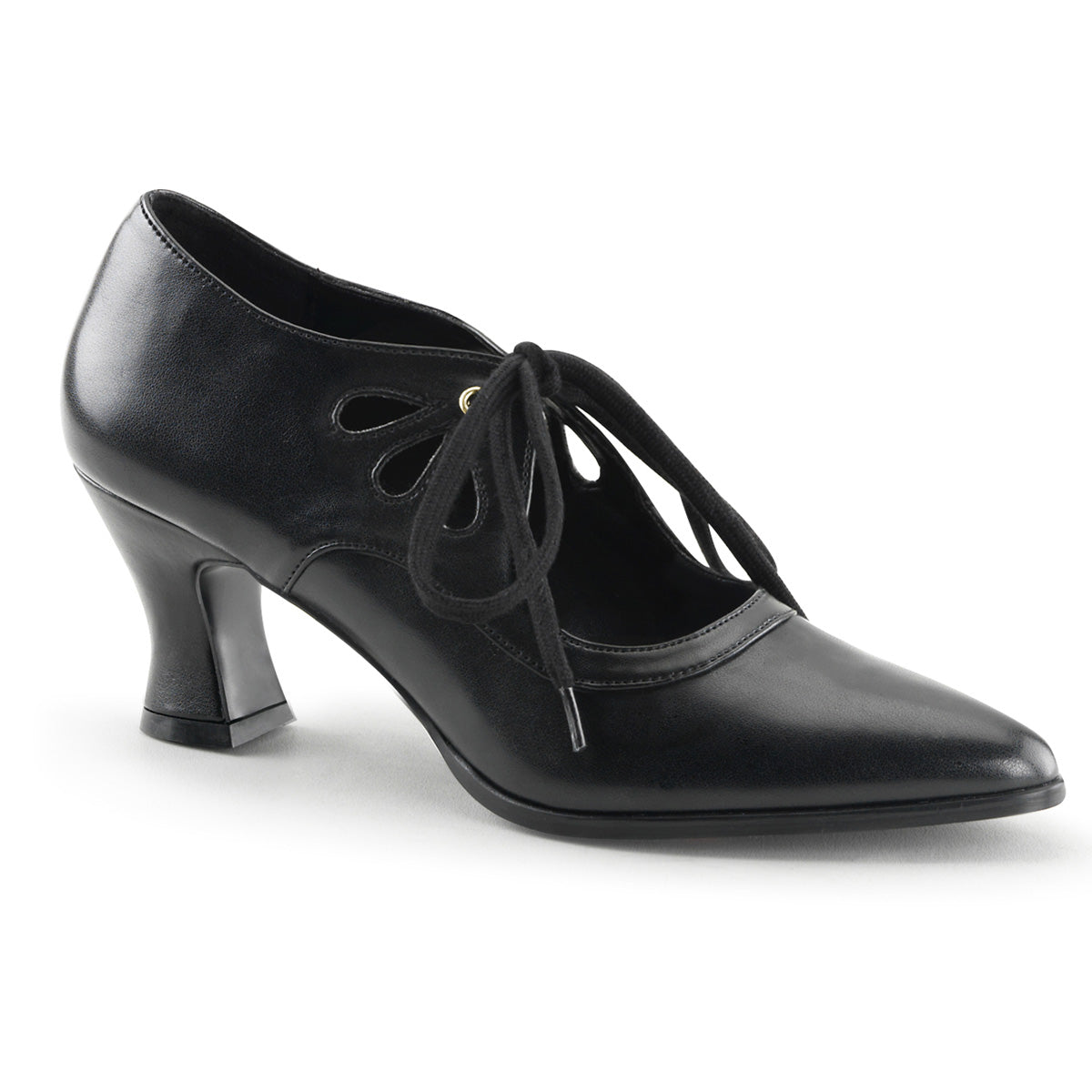 VICTORIAN-03 2 3/4" Heel Maryjane Pump w/Peekaboo Lace Front