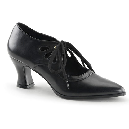 VICTORIAN-03 2 3/4" Heel Maryjane Pump w/Peekaboo Lace Front