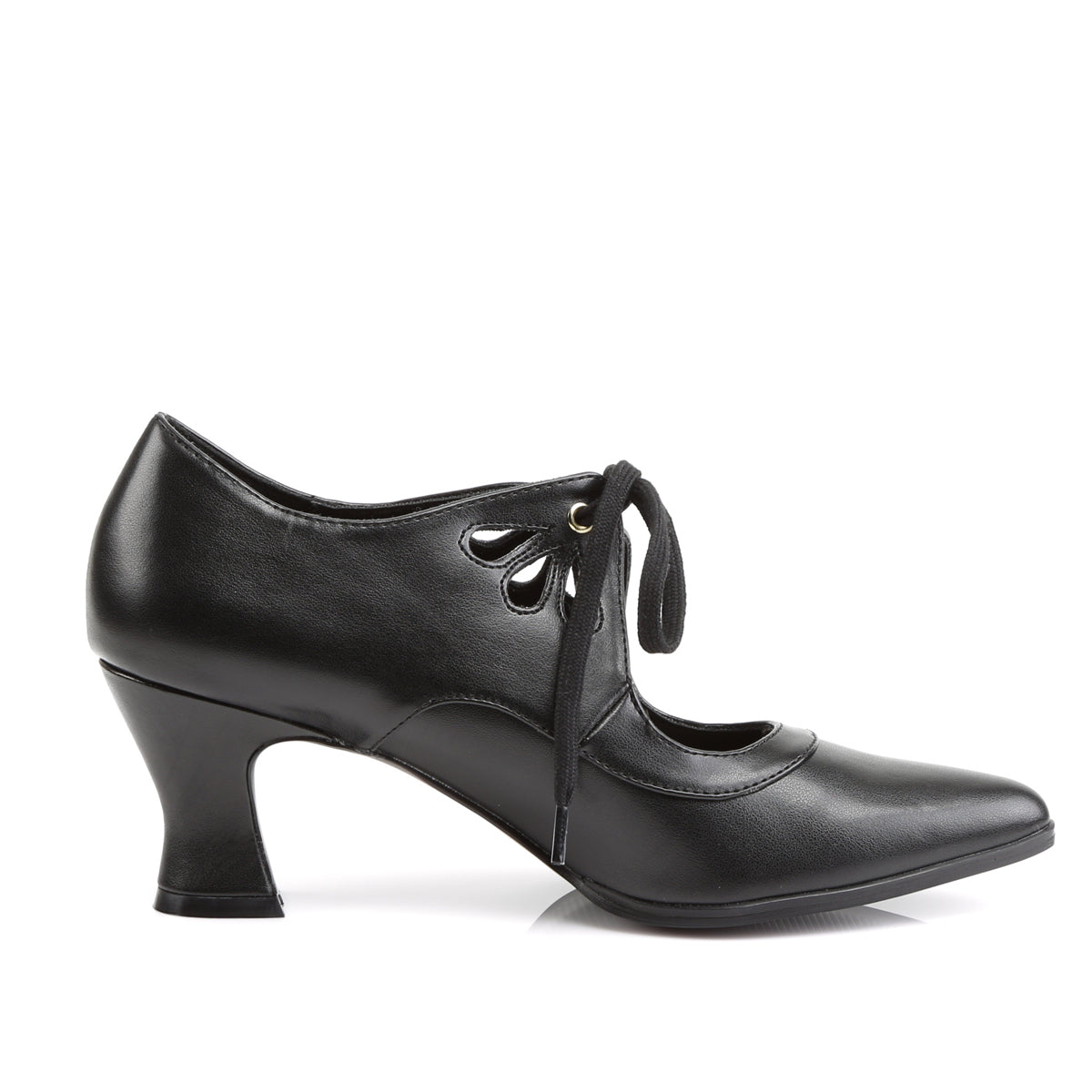 VICTORIAN-03 2 3/4" Heel Maryjane Pump w/Peekaboo Lace Front