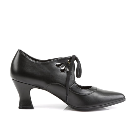 VICTORIAN-03 2 3/4" Heel Maryjane Pump w/Peekaboo Lace Front