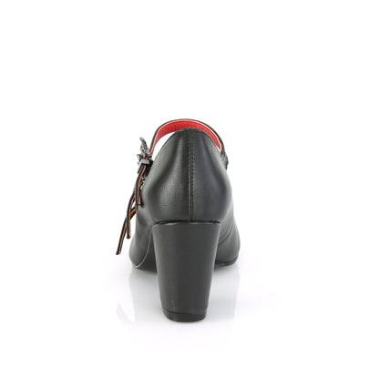 VIVIKA-38 3" Block Heel Round Toe Maryjane