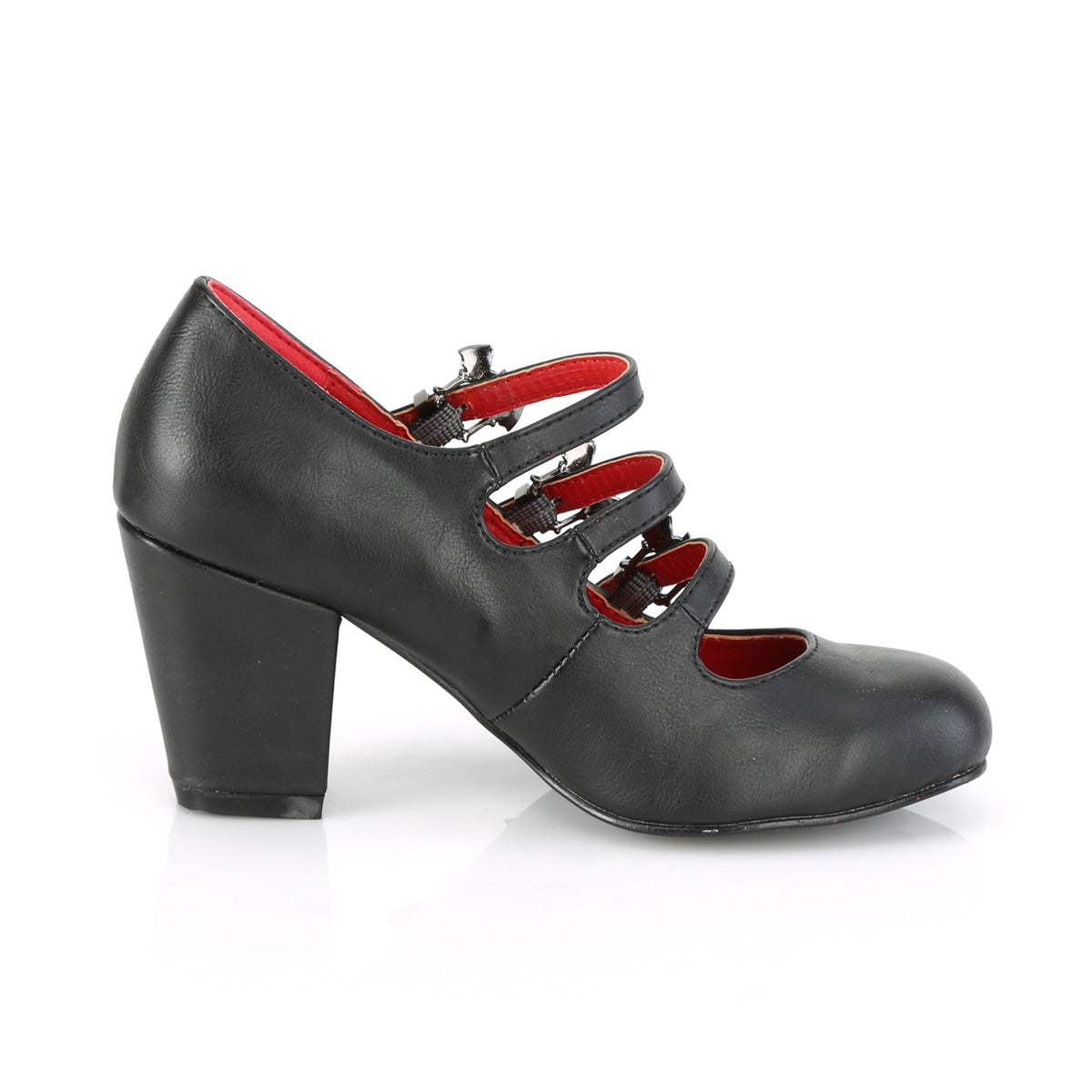 VIVIKA-38 3" Block Heel Round Toe Maryjane