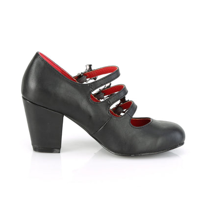 VIVIKA-38 3" Block Heel Round Toe Maryjane