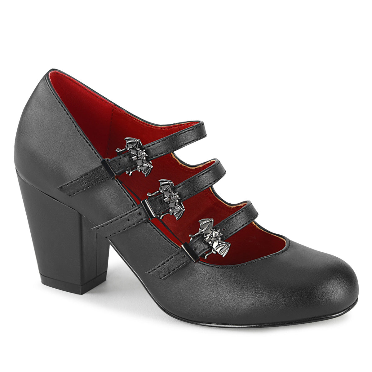 VIVIKA-38 *3" Block Heel Round Toe Maryjane