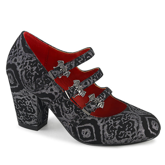VIVIKA-38 *3" Block Heel Round Toe Maryjane