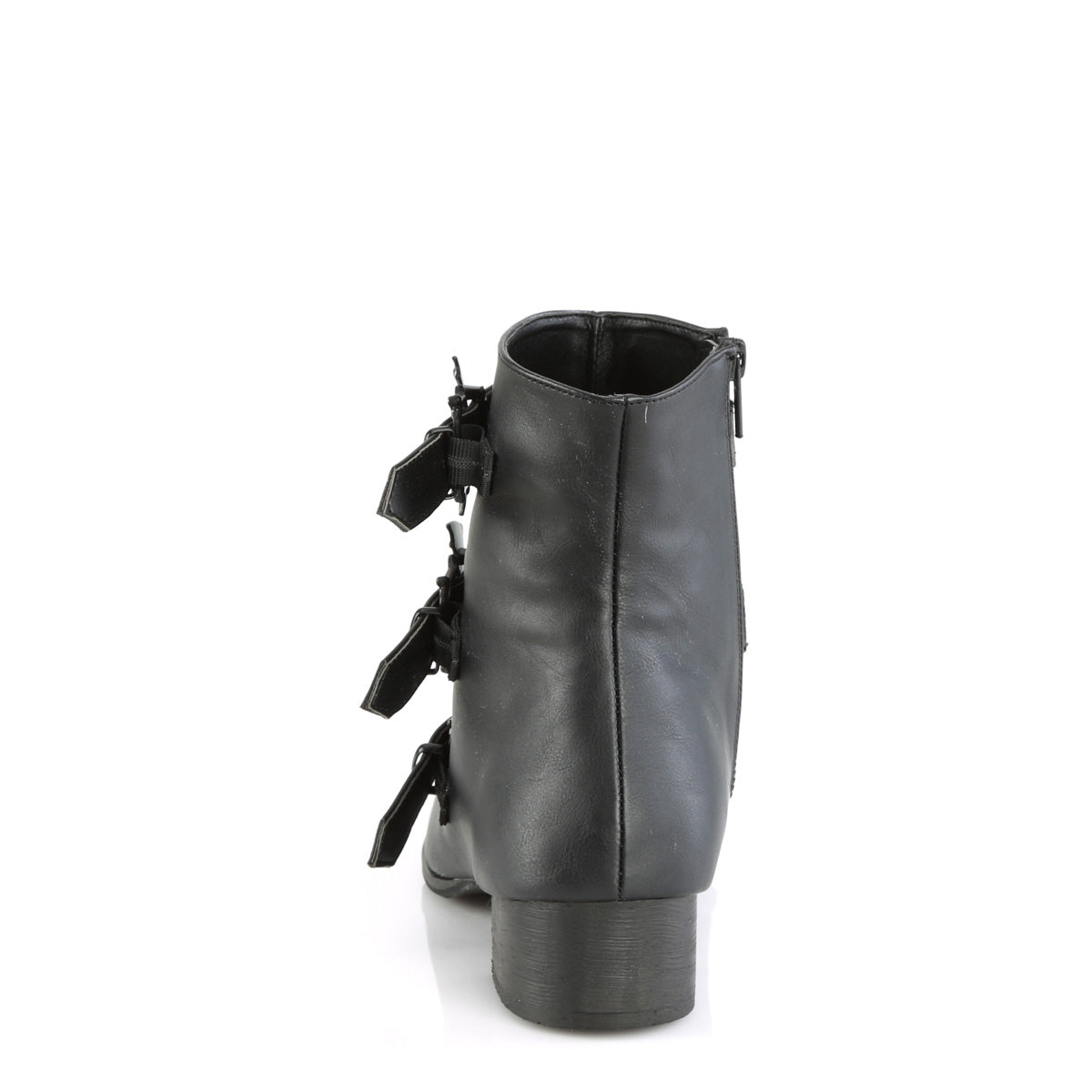 WARLOCK-50-B *1 1/2" Block Heel Pointed Toe Ankle Boot, Side Zip