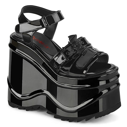 WAVE-13 *6" Wedge PF Hook & Loop Ankle Strap Sandal