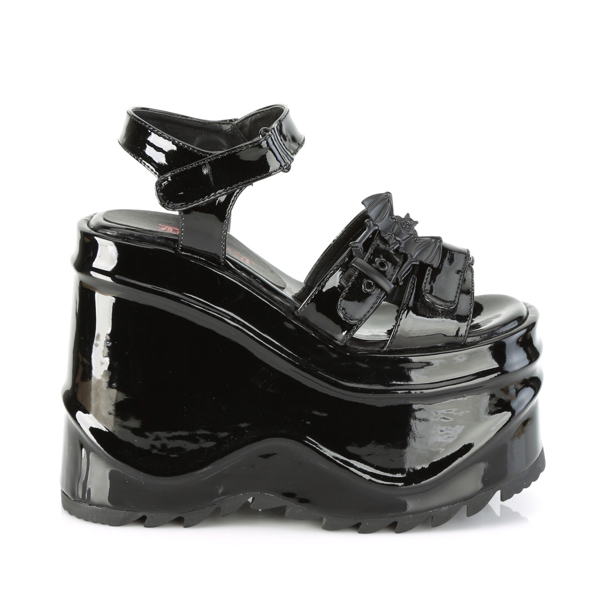 WAVE-13 *6" Wedge PF Hook & Loop Ankle Strap Sandal