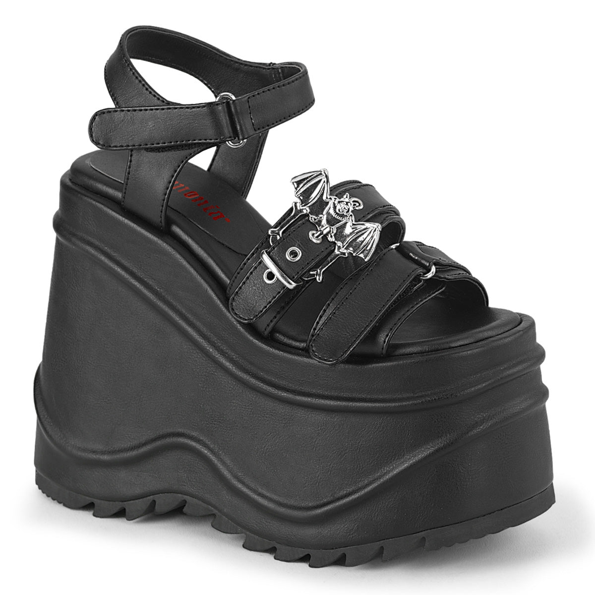 WAVE-13 *6" Wedge PF Hook & Loop Ankle Strap Sandal