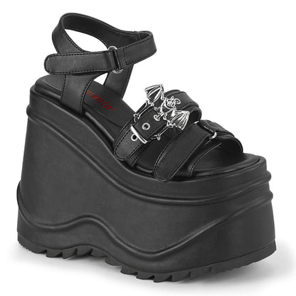 WAVE-13 *6" Wedge PF Hook & Loop Ankle Strap Sandal