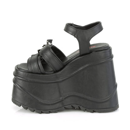 WAVE-13 *6" Wedge PF Hook & Loop Ankle Strap Sandal