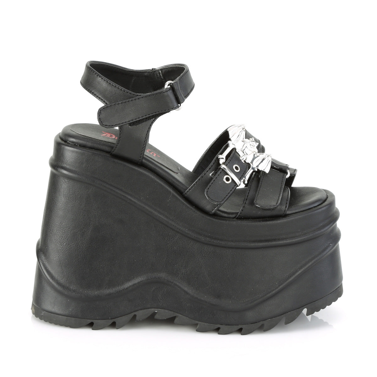 WAVE-13 *6" Wedge PF Hook & Loop Ankle Strap Sandal