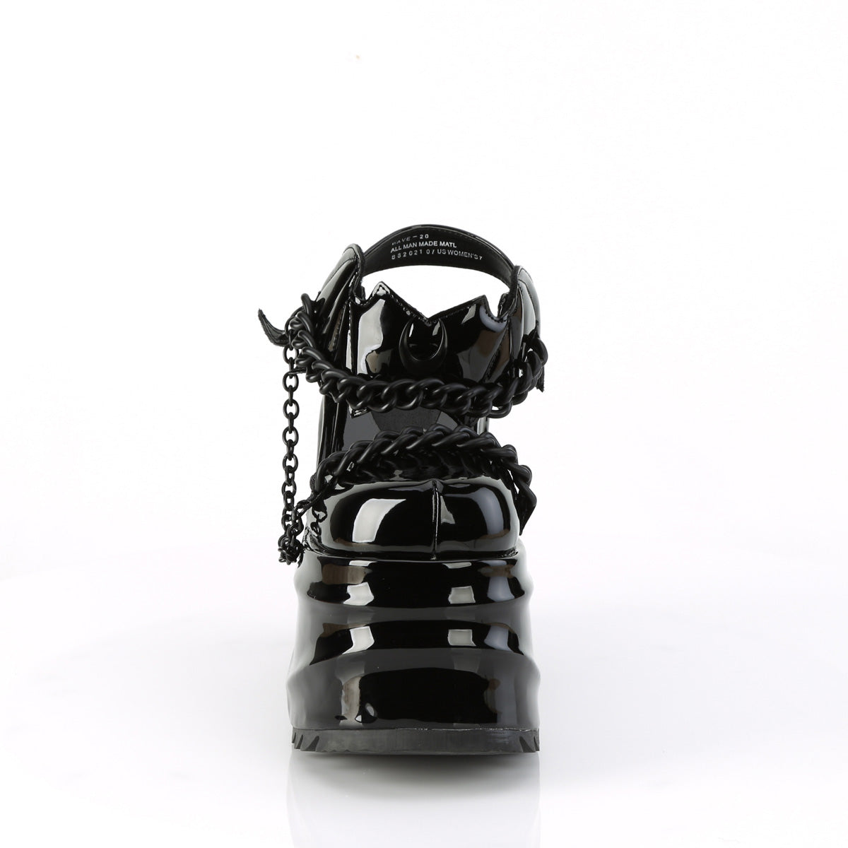 WAVE-20 *6" Wedge PF Close Toe Ankle Strap Sandal