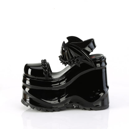 WAVE-20 *6" Wedge PF Close Toe Ankle Strap Sandal