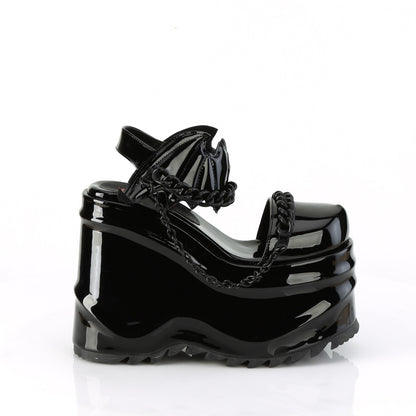 WAVE-20 *6" Wedge PF Close Toe Ankle Strap Sandal