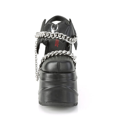 WAVE-20 *6" Wedge PF Close Toe Ankle Strap Sandal