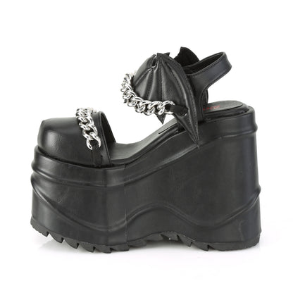 WAVE-20 *6" Wedge PF Close Toe Ankle Strap Sandal