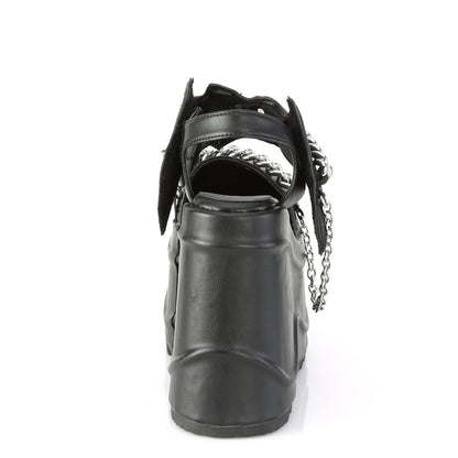 WAVE-20 *6" Wedge PF Close Toe Ankle Strap Sandal