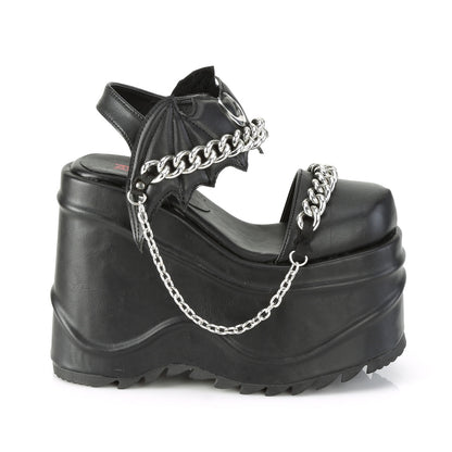 WAVE-20 *6" Wedge PF Close Toe Ankle Strap Sandal