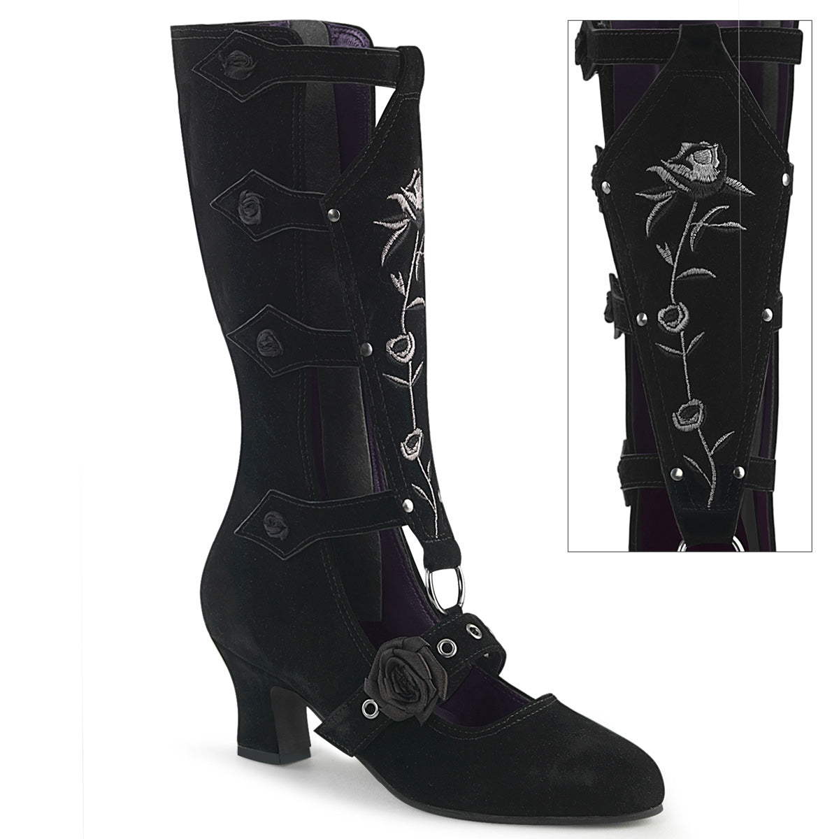 WHIMSY-118 2 1/2" Heel Mid-Calf Boot