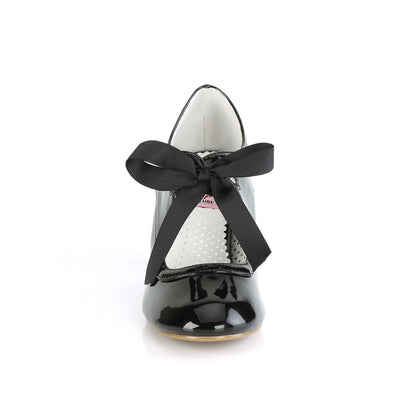 WIGGLE-32 *2 1/2" Cuben Heel Mary Jane Pump w/Ribbon Tie