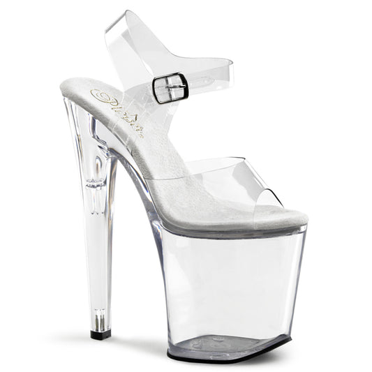 XTREME-808 8" Spike Heel P/F Sandals