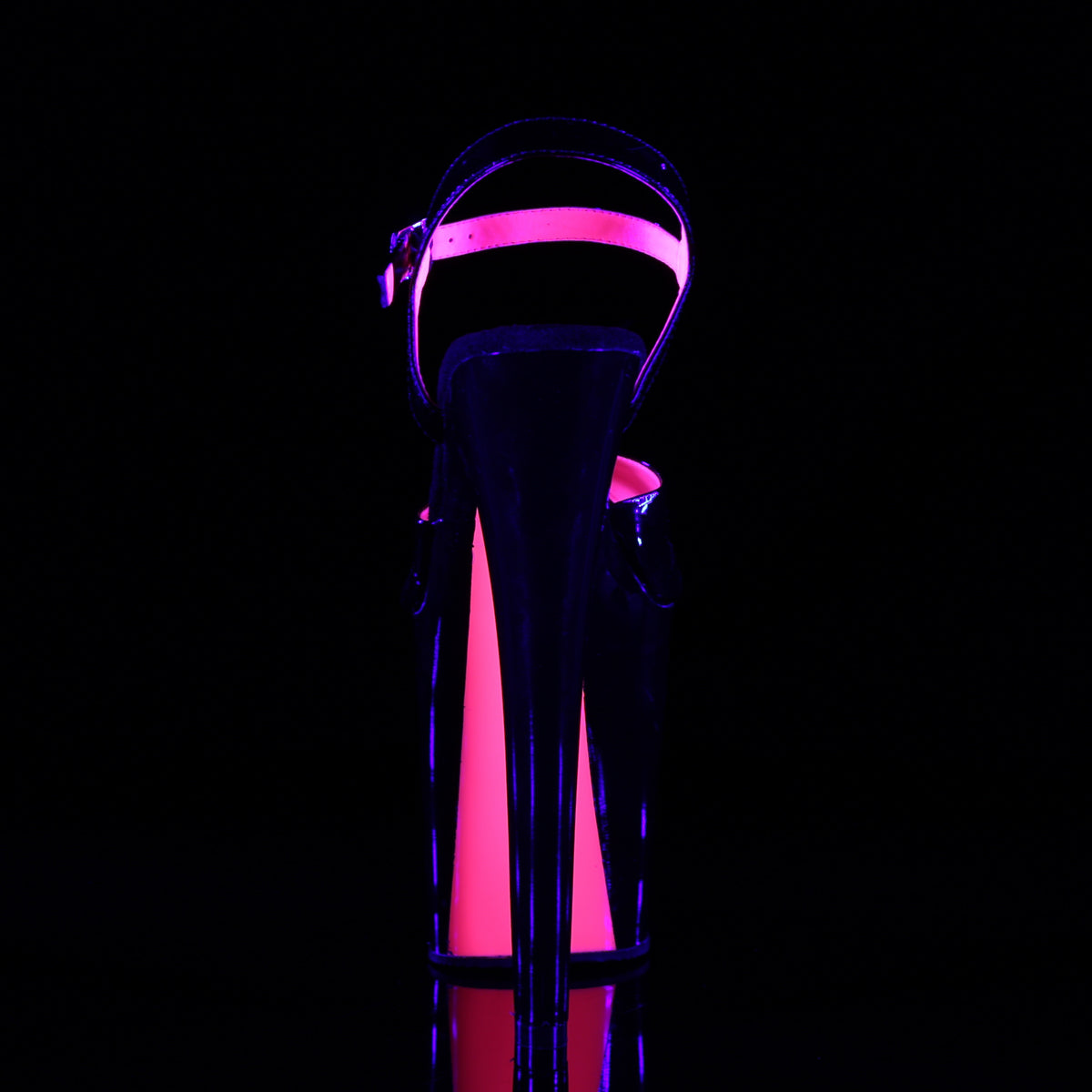 XTREME-809TT 8" Heel, 4" PF Two Tone Ankle Strap Sandal