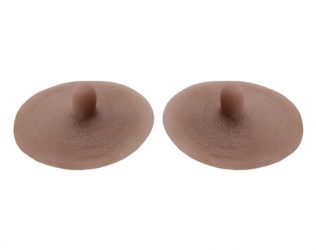 Envy Body Shop Realistic Attachable adhesive Transform Silicone Breast form Perky Nipples