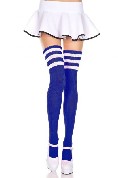 Royal Blue with White Stripes