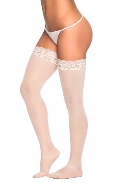Mesh and Lace Thigh Highs MAP-1094