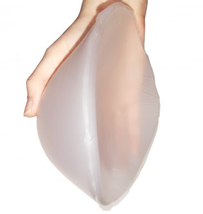 Triangle Essential Premier Asymmetrical Breast Forms Clear Side