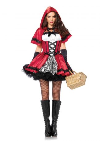 2PC Gothic Red Riding Hood