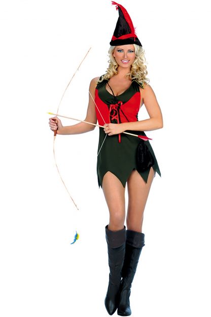 Robin Hood Outfit Including Hat and Pouch ML-70075