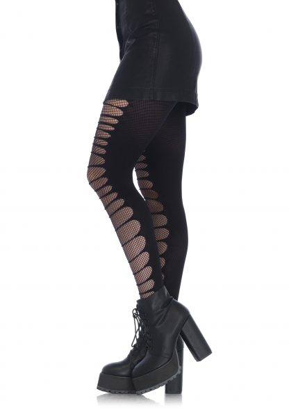Double Layer Shredded Tights LA-9807