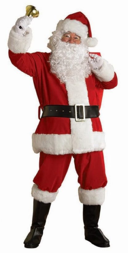 Regal Plush Adult Santa Suit with Faux Fur Trim RB-23330