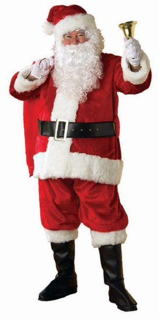 Regency Adult Plush Santa Suit with Faux Fur Trim RB-23340