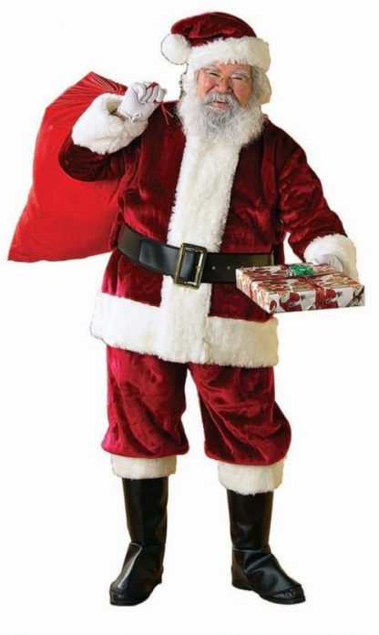 Crimson Regal Adult Santa Suit with Faux Fur Trim RB-23350