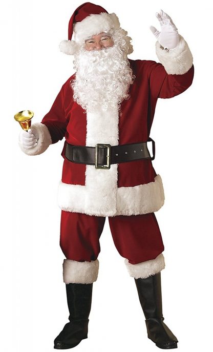 Ultra Velvet Adult Santa Suit with Faux Fur RB-23360