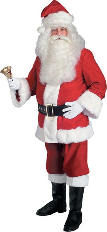 Super Deluxe Velvet Adult Santa Suit with Faux Fur Trim RB-2354