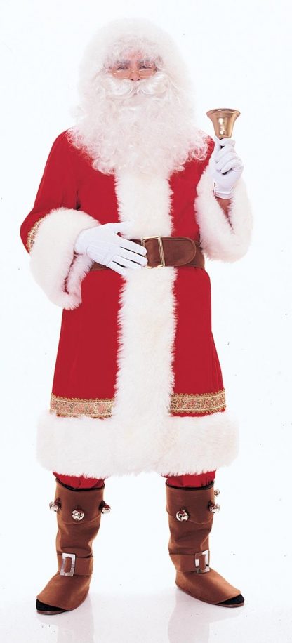 Super Deluxe Old Time Adult Santa Suit with Rich Faux Fur Trim RB-2356