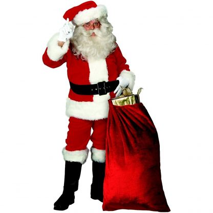 Imperial Plush Adult Santa Suit with Faux Fur Trim RB-2392