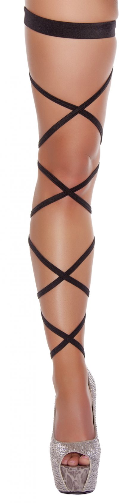 100" Solid Leg Strap with Attached Garter RM-3231