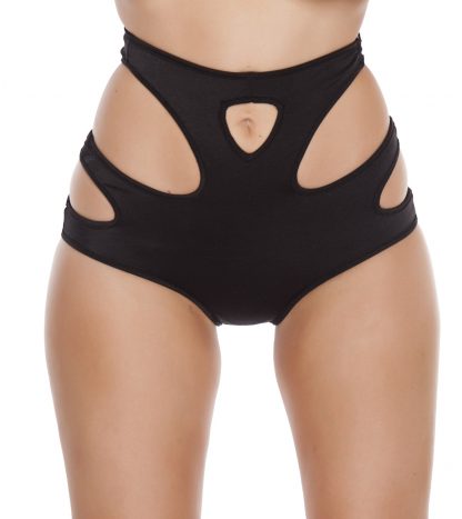 High-Waisted Shorts with Cut out Details RM-SH3228