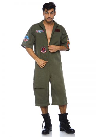 Top Gun Men'S Short Flight Suit LA-TG86774