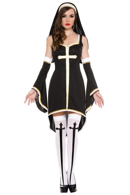 Sinfully Hot Nun Costume ML-70569