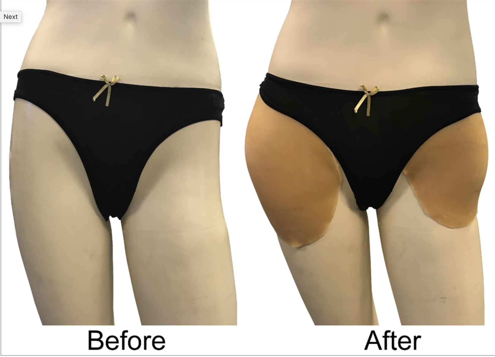 Silicone Body Hip Pads Butt Enhance Pads Body Shaper Crossdressers