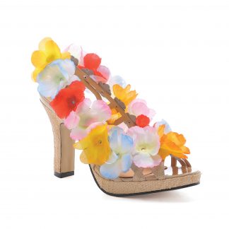 402-LUAU 4" Heel Sandal W/ Flower