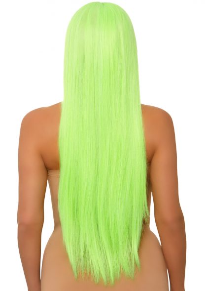 33" Long Straight Center Part Wig