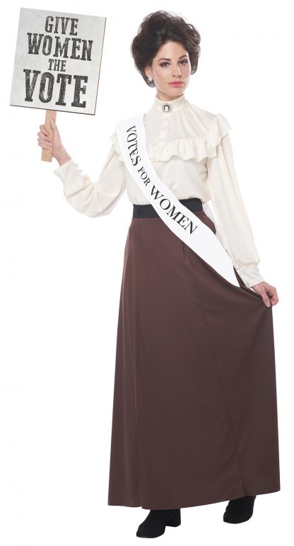 English Suffragette Adult Costume
