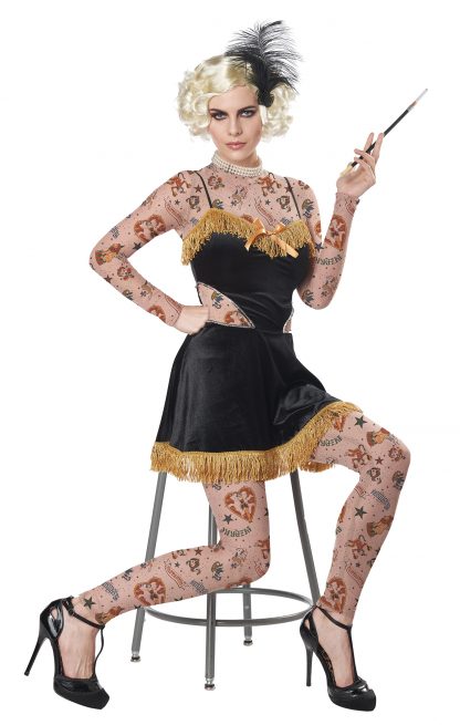 The Amazing Tattooed Lady Adult Costume